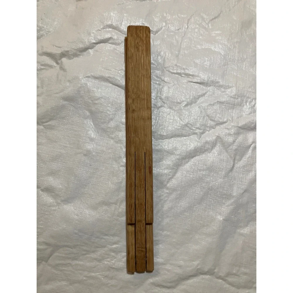 Vintage Wooden Tongs Kitchen Serving Utensil Farmhouse Rustic